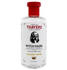 THAYERS Alcohol Free Witch Hazel Facial Toner Coconut Water 12Oz