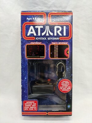 Basic Fun Atari Joystick Keychain Centipede And Yars Revenge