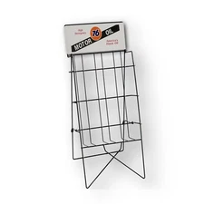 GAS STATION OIL CAN RACK AUTOMOBILIA