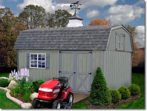 Best Barns Meadowbrook 12x10 Wood Storage Shed Kit - ALL 