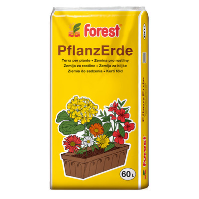 Pflanzerde 60 Liter FOREST Blumenerde Pflanzenerde GärtnerQualität aus