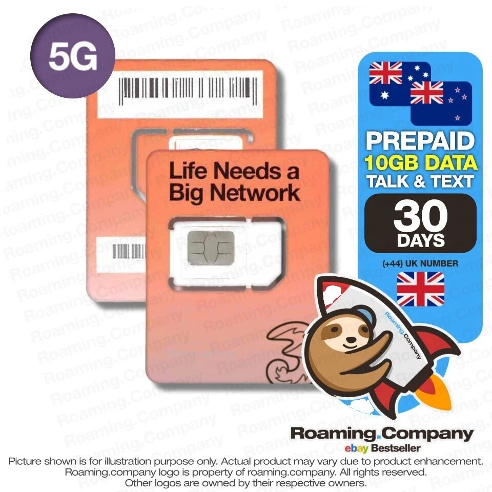 Australia Prepaid 4G Cell Phone SIM Cards
