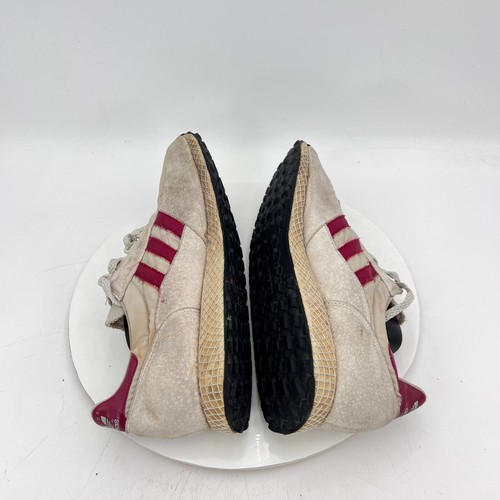 Vintage Adidas Originals Forest Grove Men Size 11 White Red Shoe Made in Taiwan - Picture 6 of 14