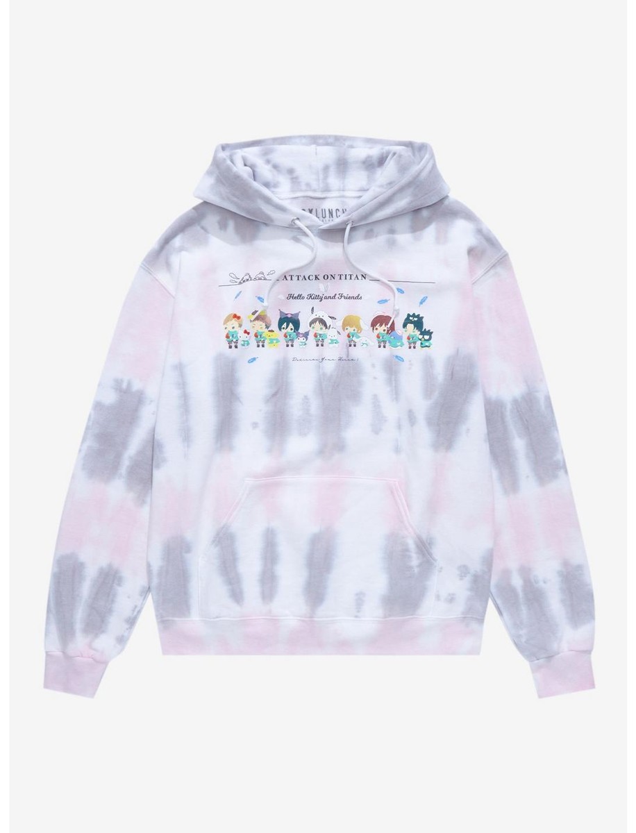 Sanrio Hello Kitty and Friends x Attack on Titan Tie-Dye Hoodie