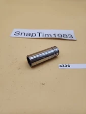 Snap-on Tools 3/8" Dr SAE 5/8" Deep 6 Pt Chrome Socket  SFS201  USA
