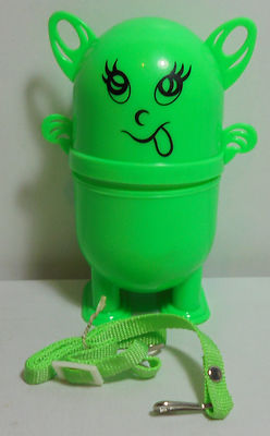 VTG 80's PLASTIC 7'' EXPANSIBLE COIN MUSIC BANK BOX FOR KIDS