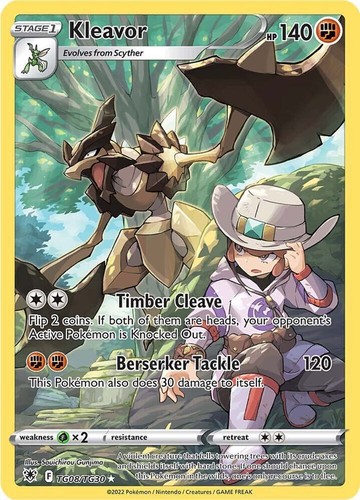 Pokemon Trading Card TCG Kleavor #TG08 | eBay Pokemon Trading Card TCG Kleavor #TG08 | eBay
