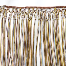 Perial Co Multicolor Knot Braided Chainette Fringe Trim Sold by the yard 15 in