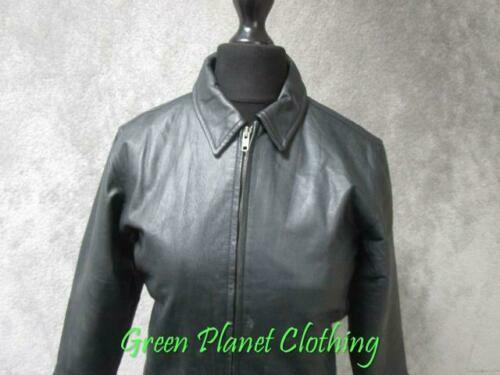 GAP 90's VINTAGE AGE DISTRESSED TAN LAMB LEATHER MOTO JACKET