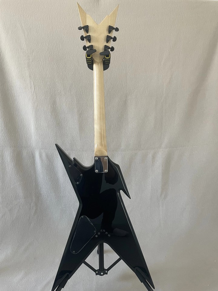 High End Factory Custom Dean Razorback Dimebag Classic Black Electric ...