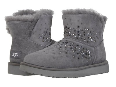 ugg mini studded bling grey