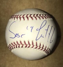JOSE CASTILLO  PIRATES/GIANTS   SIGNED AUTOGRAPHED M.L. BASEBALL W/COA