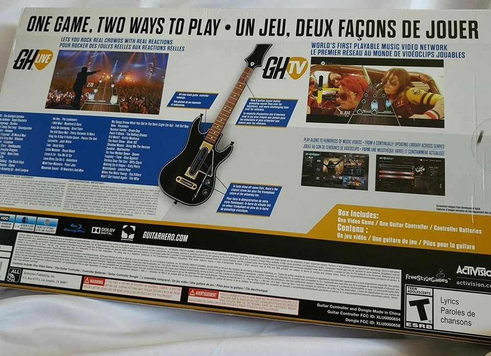 Guitar Hero Live Bundle (PlayStation 3, 2015) - Image 2 of 4