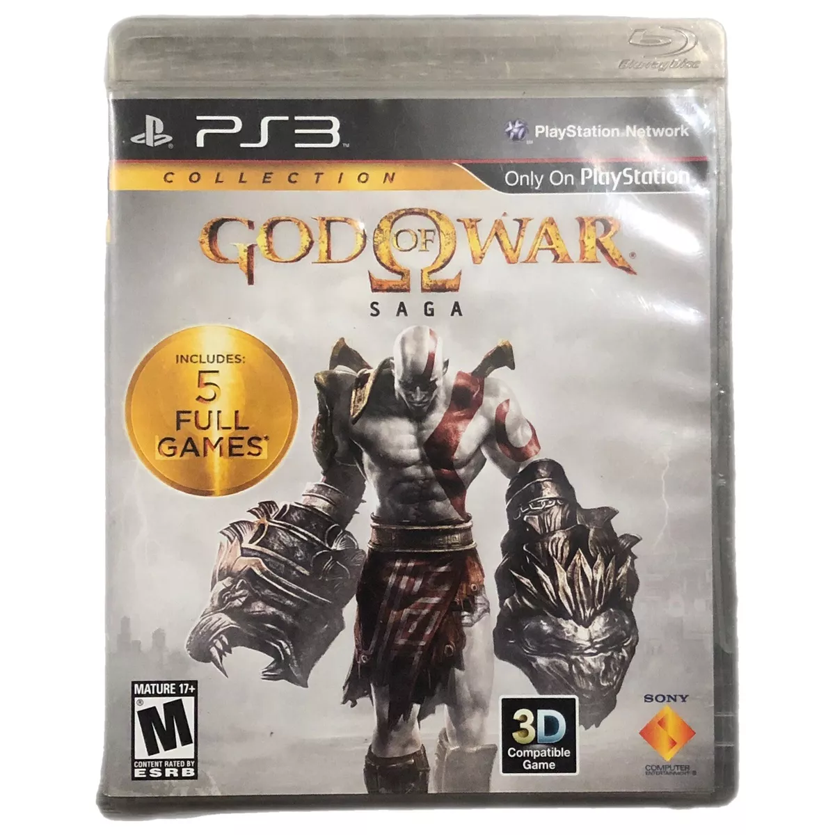  PS3 God of War: Saga Collection - 2 Disc : Sony Computer  Entertainme: Video Games