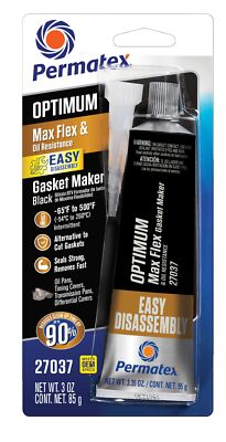 Permatex 27037 Optimum Black Gasket Maker, 3 oz