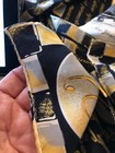 Lg Bloomingdales Exclusive 100% Silk Square Scarf 35" features shopping bags — photo 6