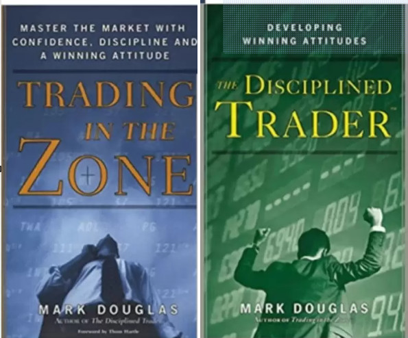 Trading In The Zone & The Disciplined Trader by Mark Douglas Paperback