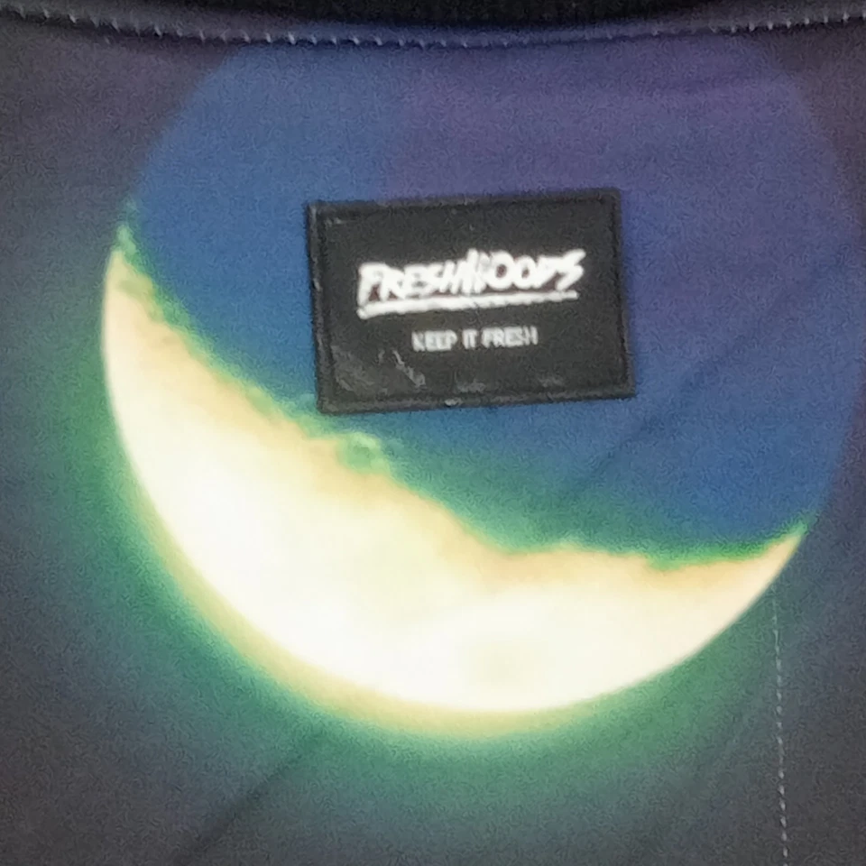 Fresh Hoods Bomber Jacket Size S | ‘Awe & Wonder’ Graphic | Urban Streetwear Zip - image 4 of 4