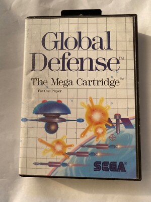 Global Defense (Sega Master System SMS) Great Condition