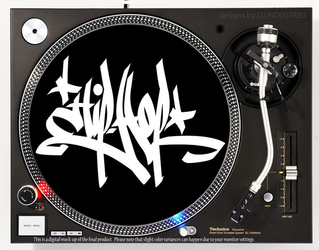 HIP HOP GRAFFITI DJ SLIPMAT 1200's or any turntable, record player eBay