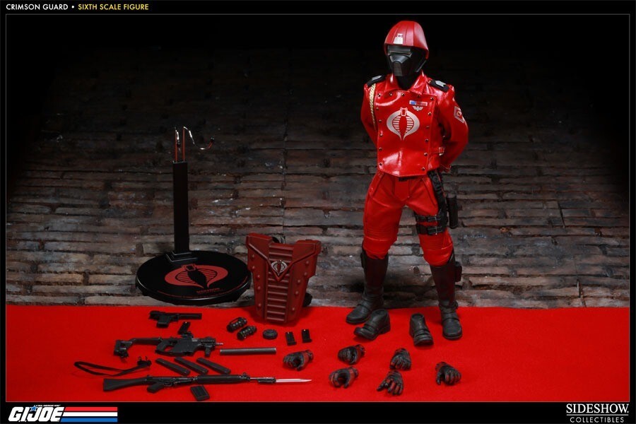 Sideshow Collectible 1/6 G.I. Joe Cobra Elite Trooper Crimson
