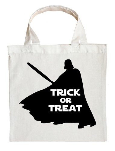 Darth Vader Trick or Treat Bag, Personalized Darth Vader Halloween Bag - Picture 2 of 2