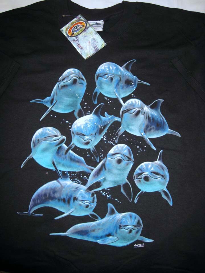 Dolphin ® Shirt Company - Royce - Black - L Large T-shirt