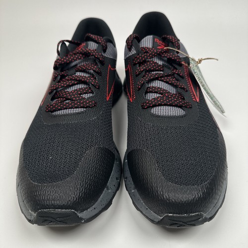 REEBOK Zig Dynamica 2 Adventure Men's Running Shoes Black Vector Red SIZE 11.5 - Picture 2 of 9