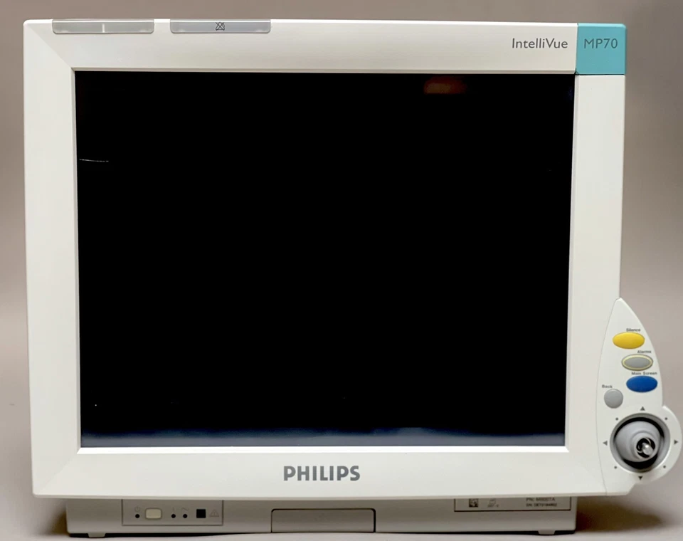 Monitor de pantalla táctil Philips IntelliVue MP70 con conjunto de punto de velocidad - SW Rev: M Foto 4 de 4