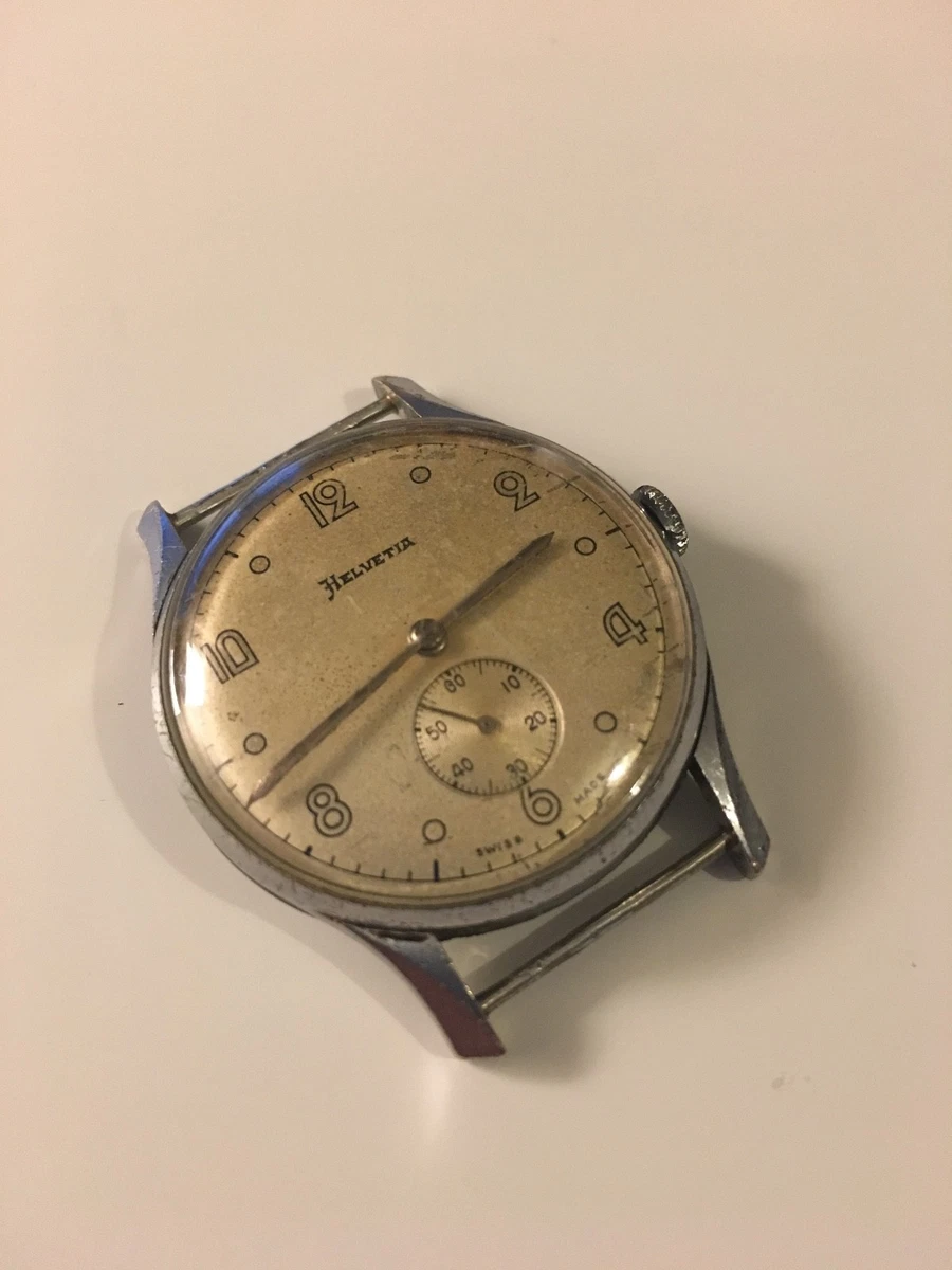 HELVETIA 3213P VINTAGE WATCH MANUAL WINDING VERY RARE COLLECTIBLE