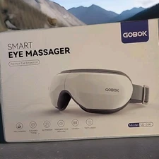 GOBOK Eye Massager Smart Eye Massager with Heat Upgraded Heated Eye Mask Mass...