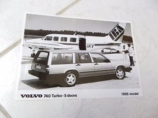 Photo presse Volvo 740 Turbo Break 1986 press photo
