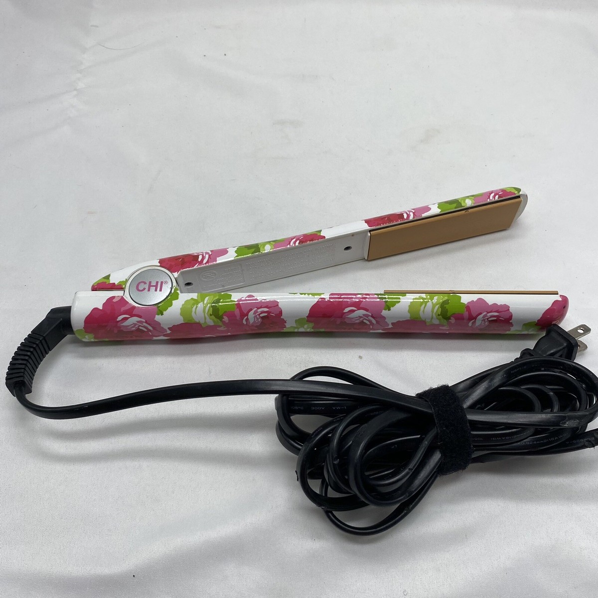 EXCELLENT LIKE NEW CONDITION 1 INCH ULTRA CHI FLORAL FLAT IRON CHI 1 main image 2