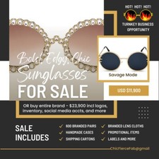 Sunglasses! ~600 Pairs Bold, Unique Styles - Own a Premium Sunglasses Brand