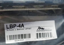 Middle Atlantic LBP-4A L-Shaped Horizontal Lacer Bar 4" OffsetCable Management