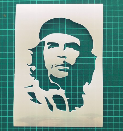 Che Guevara STENCIL Airbrush Craft Cheguevara Large Template Famous People - Picture 2 of 2