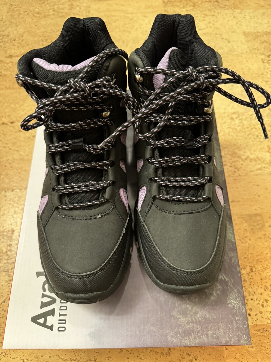 Avalanche Womens Size 7.5 Ridge Hiking Boots Lavender Black  display picture 3