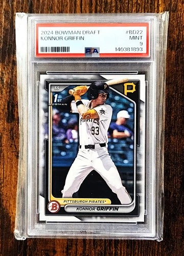 Konnor Griffin 2024 Bowman Draft #BD-22 (RC) PSA 9