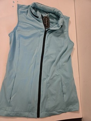 b boutique By Evergreen Full Zip Sleeveless Hooded Shirt Green  M New With Tags