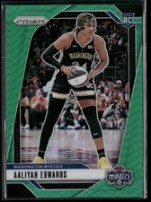 2024 Panini Prizm WNBA Green Prizm AALIYAH EDWARDS (RC) #70