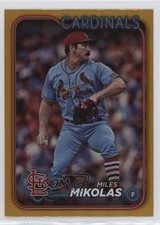 2024 Topps Series 1 Gold Foil Miles Mikolas #287 11o2