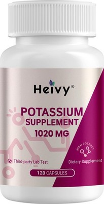 Potassium Supplement 1020 mg, Potassium Bicarbonate, Supports Electrolyte Bal...
