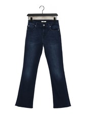 7 For All Mankind Women's Jeans W 28 in Blue 100% Other Flared