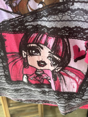 Monster High Girls Nightgown Pajamas Size 10/12 Pre-owned - Picture 5 of 7