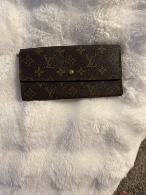 Louis Vuitton M61734 Monogram Canvas Long Wallet in Brown
