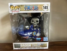 Funko Pop Rides One Piece Brook w/ Shark Submerge #141 Fall Convention