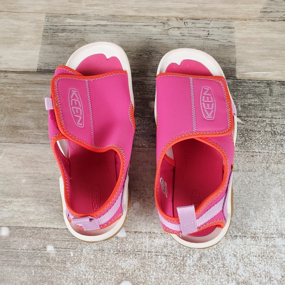 Сандалии детские Keen Knotch River размер 1 пурпурные сиреневые шифоновые без шнуровки с открытым носком - Изображение 4 из 4