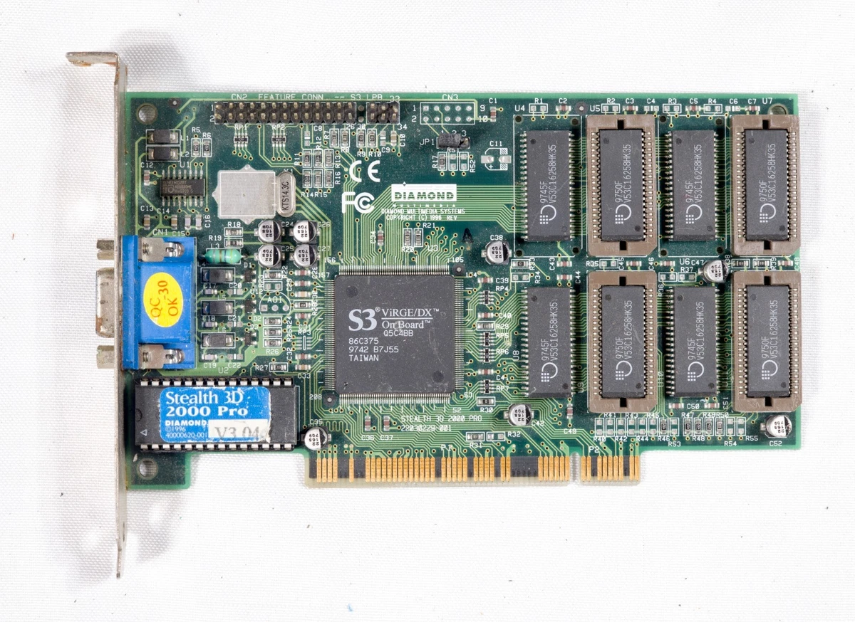 Carte Graphique Vintage ATI Rage 128 Pro - 32 Mo SGRAM - AGP - ADI Corporation