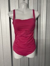 M&S Secret Slimming Sun Smart Chlorine Resistant Swimsuit UPF 50+ UK 18 Long