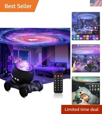 Galaxy Projector, Star Aurora Projector Built-in Bluetooth Speaker, Night Lig...
